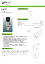 Volumetric flow regulator MNFCC-1
