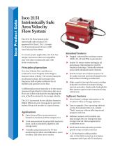 Isco 2151 Intrinsically Safe Area Velocity  Flow System - 1