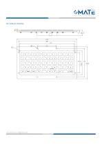 MATE MKA-50N 50 Keys Compact Panel Mount Keypad - 2