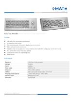 MATE MKA-63-BM Desktop Keyboard with Trackball