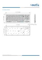 MATE MKB-99-FSN Military Standard Keyboard with Mouse Button - 3