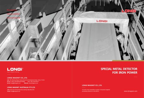 Special Metal detector for iron power