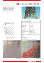 PERFORATED METAL PLANK TYPE BZ - 11