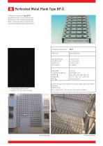 PERFORATED METAL PLANK TYPE BZ - 6