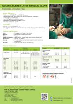 NATURAL RUBBER LATEX SURGICAL GLOVE-2