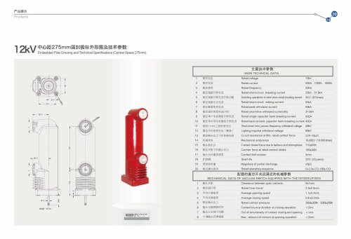 12kV Embedded pole