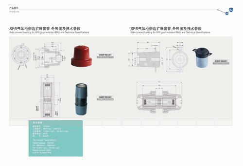 Busbar Bushing for SF6 Cabinet