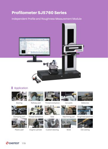 Profilometer SJ5760 Series - Independent Profile and Roughness Measurement Module