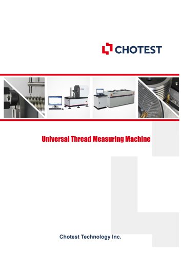 Universal Thread Measuring Machines  Brochure of SJ5200/SJ5300/SJ5500