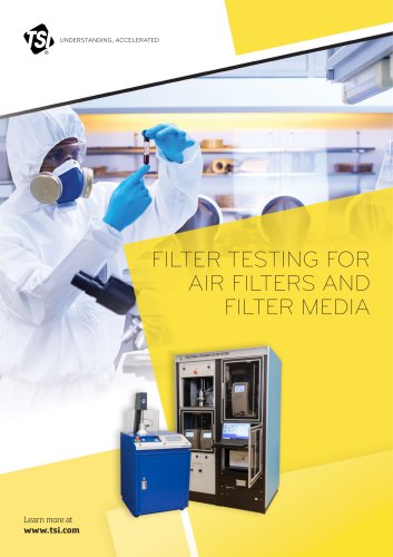 Filter Testing for Air Filters and Filter Media - Borchure