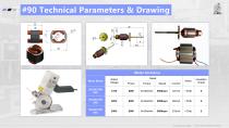 The Cloth Cutting Machine Motor ( Rotor and Stor ) Catalogue from BG Motor-10