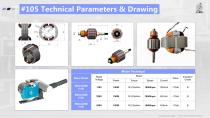 The Cloth Cutting Machine Motor ( Rotor and Stor ) Catalogue from BG Motor-16