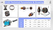 The Cloth Cutting Machine Motor ( Rotor and Stor ) Catalogue from BG Motor-17