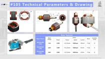 The Cloth Cutting Machine Motor ( Rotor and Stor ) Catalogue from BG Motor-18