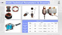 The Cloth Cutting Machine Motor ( Rotor and Stor ) Catalogue from BG Motor-19