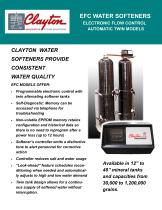 Clayton EFC Water Softener - 1