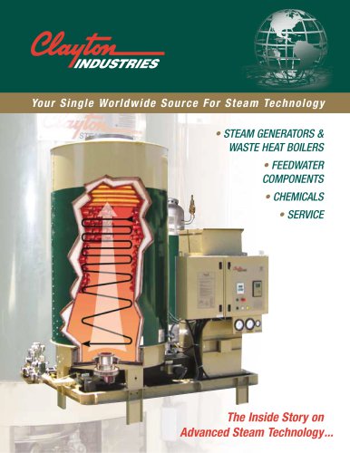 Model SF25 35 25 35 BHP Steam Generator Specifications CLAYTON 