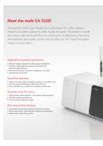 multi EA 5100: for C/N/S/Cl Micro-Elemental Analysis-2
