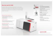 multi EA 5100 for C/N/S/Cl Micro-Elemental Analysis - 2