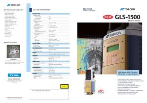 3D Laser Scanner GLS-1500 - 1