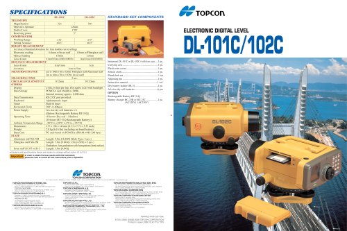 DL-101C/102C  DIGITAL LEVEL