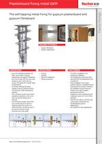 Plasterboard fixing metal GKM-1