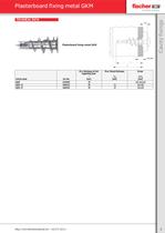 Plasterboard fixing metal GKM-2