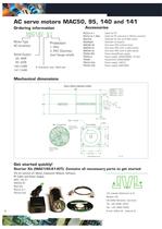 The MAC motor®. AC-servo motor with Integrated driver MAC50, 95, 140 and 141 - 8