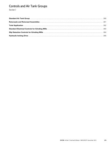 Controls and Air Tank Groups