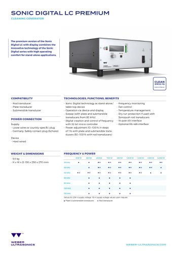 SONIC DIGITAL LC PREMIUM