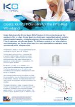 Quartz Crystal (SiO2) for infrared polarisers - 1