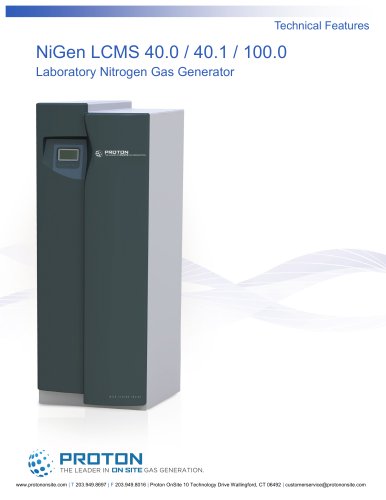 HOGEN HP, pressure electrolyzer - Proton Energy PDF Catalogs | Documentation | Brochure