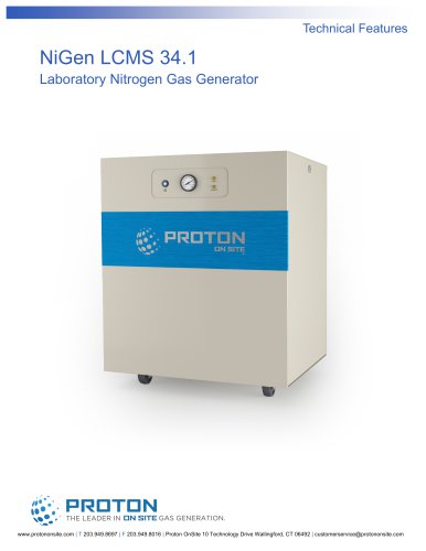 HOGEN HP, pressure electrolyzer - Proton Energy PDF Catalogs | Documentation | Brochure