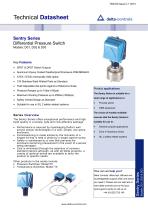 Sentry Series Differential Pressure Switch Models: D01, D02 & D03 - 1