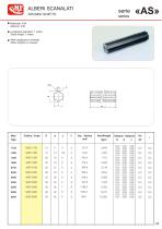 splined shafts series AS