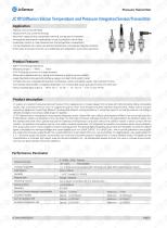 JC101 Diffusion Silicon Temperature and Pressure Integrated Sensor/Transmitter - 1