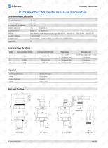 JC29 RS485/CAN Digital Pressure Transmitter - 2