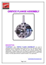 ORIFICE FLANGE ASSEMBLY - 1