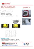 PLASTIC HELICAL FLOW METER - 3