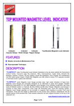 TOP MOUNTED LEVEL INDICATOR - 1