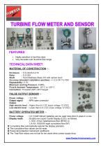 TURBINE FLOW METER - 1