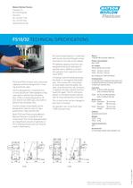 Flexicon FS10/32 tabletop crimp capping system - 2