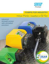 Industrial catalogue - peristaltic pumps - 1