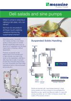 Sine pumps in deli salads process - 1