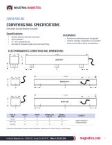 CONVEYOR LINE ELECTROMAGNET CONVEYING RAIL-2
