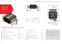 1kW-3kW Planar Transformers | Size 220-1