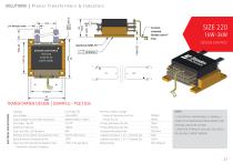 1kW-3kW Planar Transformers | Size 220-2