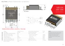 20 W – 150 W Planar Transformers | Serie 035-1