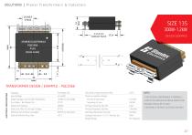 300 W – 1,2 kW Planar Transformers | Serie 135 - 1