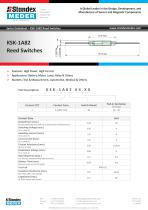 KSK-1A82 Series Reed Switches - 1